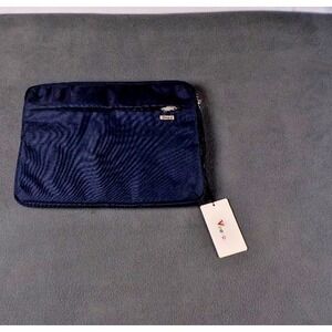 Voova Laptop Sleeve Case Navy Blue Mens Womens Medium Slim Padded Carry Bag New